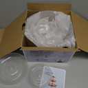 Kusini Drink Fountain for Parties - 1.5 Gal, 3 Tier Punch Bowl Drink Tower, LED Base, 4 Reusable Cups - Drink Dispenser Machine for, Juice, Punch, Pani Puri Fountain for Party Hosting Supplies