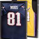 2-Pack Jersey Frame Display Cases Sports Jersey Display Frames with 98% UV Protection for Football, Baseball, Basketball, Hockey, Soccer, Uniform & T-Shirt Lockable & Durable Frames