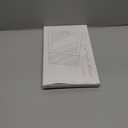 Junyaoxuan Car Sun Visor Vanity Mirror with Lights, Side with 6 inch 20X Magnifying Mirror, Rechargeable Car Makeup Mirror with 3 Light Modes, Dimmable Touch Led Screen, Black