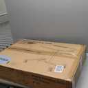 Mobile Standing Desk with Drawer, 28" Rolling Desk with Cup Holder and Hooks, Portable Laptop Cart on Wheels, Height Adjustable Workstation with Storage for Home Office, White