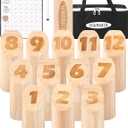 Wooden Tossing Game Set | Wooden Block Throwing Game with Carry Bag | Viking Outdoor Games for Yard, Garden, Lawn  Ideal for Kids, Teens, Adults & Family