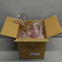 Amazing Abby - Peggy - 18-Ounce Plastic Margarita Glasses (Set of 6), Plastic Cocktail Glasses, Reusable, BPA-Free, Shatter-Proof, Dishwasher-Safe, Perfect for Poolside, Outdoors, Camping, and More