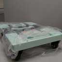 Folding Hand Truck 500lbs, Portable Heavy Duty Dolly Cart, 6 Wheels Collapsible Luggage Cart with 2 Elastic Ropes - Compact Trolley Cart for Easy Moving - Ideal Hand Cart for Travel and More (1.70, Green)