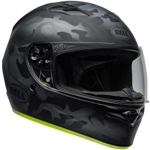 Bell Qualifier Full-Face Motorcycle Helmet (Matte Stealth Hi-Vis/Camo - X-Large)