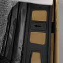 Rfiver Mobile TV Stand for 23-60 Inch LCD LED Flat/Curved Panel Screen TVs up to 88 lbs, Rolling TV Stand with Adjustable Shelf & Tilt, Portable Floor Stand on Wheels for Bedroom, Living Room, Office (Black)