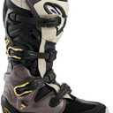 Alpinestars Men's Tech 7 Enduro Boot, Dual-Compound Enduro Sole Grip & Durability, Black/ Dark Gray/ Gold, 9