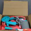 Liberry Doctor Kit for Toddlers Ages 2 3 4 5, Pretend Kids Doctor Playset with Cart, Costume and Stethoscope, Role Play Medical Toys Birthday Gift for Girls Boys (Red)