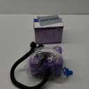 Balloon Pump, Triple Inflating Ports for 260q Foil Latex Mylar Balloon, 3-in-1 Electric Air Pump for Inflatables and Balloons, Inflator Deflator for Swimming Rings Air Mattress Pool Floats (Purple)