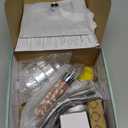 HarJue Filter Shower Head, High Pressure 8 Inch Rainfull with Filter Combo for Hard Water, Remove Chlorine Fluoride and Harmful Substances- 1 Replaceable Filter Cartridge (Square, Chrome)