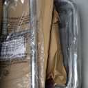 COSCO Stylaire Retro Chair + Step Stool with Flip-Up Seat , Gold & Cream