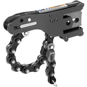RIDGID 34403R Press Snap Soil Pipe Cutter Kit with Carrying Case, Heavy-Duty Chain Pipe Cutter for 1-1/2" to 4" No Hub and Service-Weight Soil Pipe