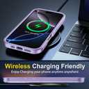 SPIDERCASE Designed for iPhone 16 Pro Case, [12 FT Military Grade Protection] 2 Pack [Tempered Glass Screen Protectors] Heavy Duty Shockproof Phone Case,Purple