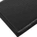 Anti Fatigue Mats Industrial 2' x 5' 15/ 16" Thick Ergonomic Standing Floor Mat Heavy Duty Commercial Grade Diamond Plate Vinyl Non Slip Safety Mat for Commercial & Industrial Work, Black