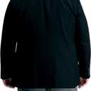 Haggar Men's Active Series Solid Gab Tailored Fit Blazer Suit, Black, 40S