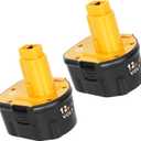 2Pack 12V 4.5Ah Ni-Mh Battery for Dewalt DW9071 DW9072 DC9071 DE9037 DE9071 DE9072 DE9074 DE9075 152250-27 397745-01,Replace Battery Compitable with Dewalt 12 Volt Cordless Power Tools