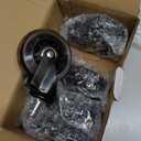 RidRed Office Chair Wheels - Replacement Rubber Wheels - Universal Fit 3 Inch Casters, Heavy-Duty Chair Casters, Noise Free, Fits 98% Chair, for All Floor (5)