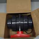 PVC Union Ball Valve, 2" Inch (DN50) True Union Full Flow Ball Valve with ASTM EPDM O-ring, Slip Socket, Full Port for Water System