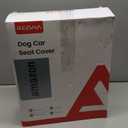 Back Seat Extender for Dogs, Waterproof Dog Car Seat Cover for Back Seat with Hard Bottom, 2026 Upgraded Material, Anti Scratch, Safer, Easy to Use and Clean, Holds 400lbs (Large, Black+Orange)