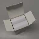 12 Rolls Kids Camera Paper Roll Refill, QIIYNTE Thermal Paper for Kids Camera Instant Print Photo HD Printing for Most Instant Print Camera for Kids and Mini Sticker Printer Machine, White (White-Non-Adhesive)