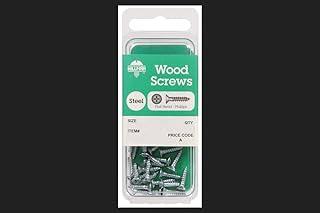 Hillman No. 12 x 2 in. L Phillips Flat Head Zinc-Plated Steel Wood Screws 4 pk