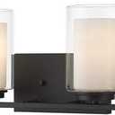 Z-Lite 4 Light Vanity 426-4V-MB, Black