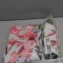 Red Watercolor Floral Curtains, Botanical Leaves Vine Flowers Curtain, Rustic Farmhouse Flower Leaf Blackout Window Treatment Drapes for Bedroom Living Room 52x63 inch, 2 Panels