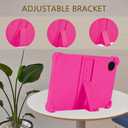 ATOOZ for DOOGEE Tab A9 Case 10.1 Inch 2025,Soft Silicone Kids Case for DOOGEE Tab A9 Pro 10.1 Tablet with PC Stand (Rose Red)
