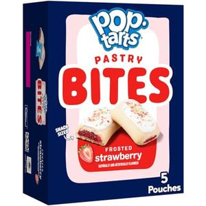 Pop-Tarts Baked Pastry Bites, Kids Snacks, School Lunch, Frosted Strawberry, 7oz Box (5 Pouches) 2 PRS SEP 19 2025