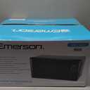Emerson MW1338SB Countertop Microwave Oven, 6 Pre-Programmed Settings, Removable Glass Turntable, Child Safety Lock, 1.3 Cu ft, 1000W, Stainless Steel