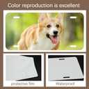 5 Pack Sublimation License Plate Blanks, Metal Aluminum Automotive License Plate, Thermal Transfer Custom Design for car License Plate