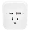 Helix PowerUp Multiport Wall Charger Dual USB-C and USB-A Ports with Outlet