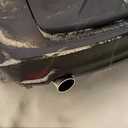 TriTrust Exhaust Tip, 2.5-3 inch inlet adjustable,Fit 2.5''/2.75''/3'' Outer diameter Tailpipe, 4.5'' Outlet 7'' Long Muffler Tip, Chrome Stainless Steel Tail Tip