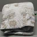 Drucon Khaki Quilt Set King Size, Toile Farmhouse Bedspreads, 3 Pieces Rustic Village Landscape Printed Coverlet, Soft Microfiber Quilt Bedding Set for All Season (106x90 Inch)