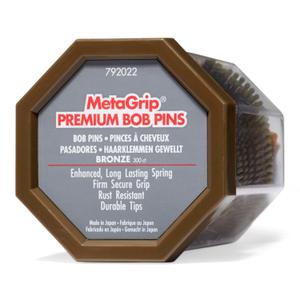 MetaGrip Bronze Premium Bobby Pins, 300 Count