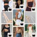 OEAK Strapless Bras for Women Wireless Bandeau Bra Non Slip Push Up Tube Top Seamless Bras Comfortable Padded Bralette XL