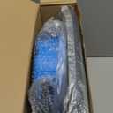 Dreyoo Outdoor Cat Feeding Station with Heated Cat Water Bowl, Weatherproof Kitty Dining Room Outdoor with Heated Pet Bowl for Food and Water, Feral Cat Feeding Station Cat Shelter(Blue)