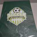 1 Green 9-Pocket Side-Loading Card Album, 20 Pages 360-Card Capacity - Portable Binder for Sports Trading Cards (Soccer, Baseball, Basketball, Football), Secure Snap Closure Collector Album