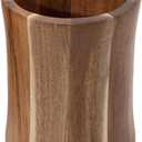 The Pretty Turtle Bamboo Kitchen Counter Utensil Crock Holder Caddy (Acacia Large)