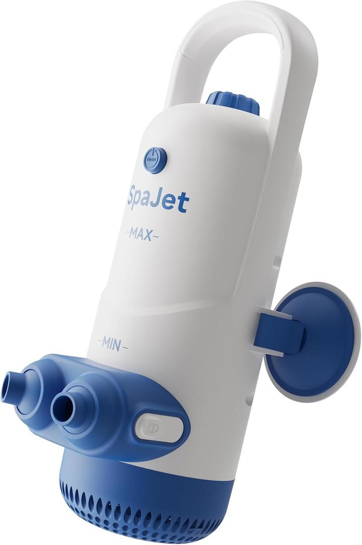 Bath Jets for Tub with Jet Massage and Bubble Mode, Bathtub Jets for Tub with 360° Rotatable Single and Dual Nozzles, the Lever-lock Suction Cups, and Handle. Jets for Bathtub at Home for Relaxation