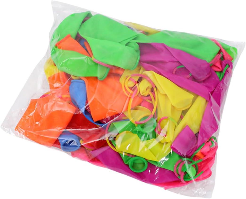 Vaguelly 50pcs Boys and Girls Punch Balloons Fun Latex Slap Balloons for Birthday Party Gatherings Safe Boy Girl Play (Multi)