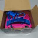 Nulink Electric Balloon Pump, Portable Electric Balloon Blower Machine Balloon Air Pump Dual Nozzle 110V 600W Balloon Inflator for Party Decorations (Rose red)