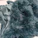 Zentavio Runner Rugs for Hallway 2x6 Shag Soft Bedroom Bedside Rugs Non Slip Fluffy Carpet for Kids Girls Boys Home Decor Aesthetic Dorm Nursery Emerald Green