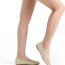 DREAM PAIRS Women's Sole-Shine Rhinestone Ballet Flats Shoes (Size 8)