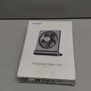 Koonie USB Fan, Strong Wind Ultra Quiet Small Desk Fan 220 Tilt Folding 3 Speeds Adjustable USB-C Powered Personal Fan for Home Office Desktop, Pink, NO BATTERY (5.7 inch)