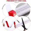 32.8ft x 1.25 Inch Flexible Peel and Stick Molding Trim for Wall, Baseboard, Backsplash, Tile Edge, Chair Rail, Mirror-self Adhesive Moulding Trim for Bathroom Wall Door Floor Window, White