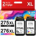 PG-275XL CL-276XL Compatible for Canon 275 and 276 Ink Cartridges for Canon Ink 275 and 276 PG-275 CL-276 fit for Canon PIXMA TS3722 TR4720 TS3500 TS3522 TR4700 TR4722 TS3720 Printer