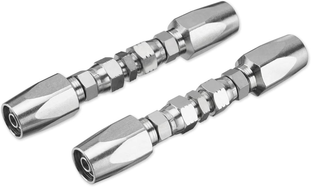 SPARKWHIZ Hydraulic Hose Repair Kit, 3/8" Inner Diameter Reusable, 2-Wire Reusable Hydraulic Repair Fitting