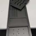 Foldable Bathtub Caddy Tray for Tub, Bamboo Expandable Bath Table Trays,Premium Bathroom Accessories for New Home & Mothers Day & Birthday Gifts for Couples, Black