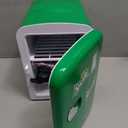 Coca-Cola Sprite 4L Cooler/Warmer w/ 12V DC and 110V AC Cords, 6 Can Portable Mini Fridge, Personal Travel Refrigerator for Snacks Lunch Drinks Cosmetics, Desk Home Office Dorm, Green