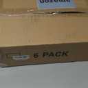 Thickened Clear Shoe Storage Organizer with Magnetic Door, Sturdy Stackable Shoe Boxes for Closet, Collapsible Space-Saving Shoe Rack for Sneakers & Boots, Plastic Shoe Cabinet Box Set, 6 Pack, White